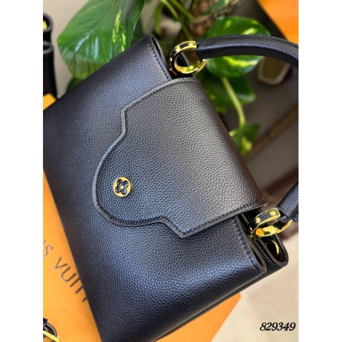 Сумка жіноча натуральна шкіра люкс колір: Чорний ( біг : 30/20, медіум : 27/18)