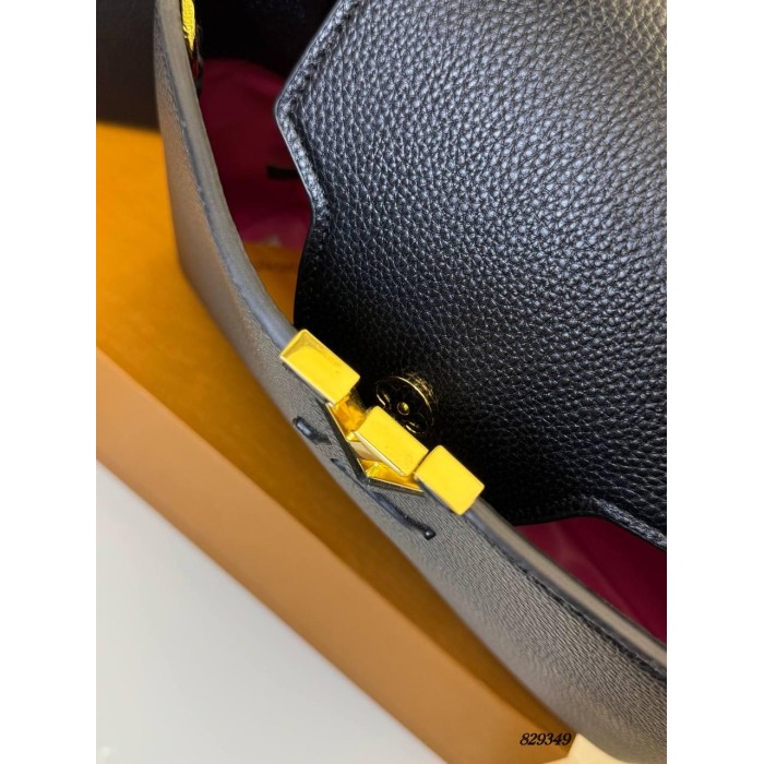 Сумка жіноча натуральна шкіра люкс колір: Чорний ( біг : 30/20, медіум : 27/18)