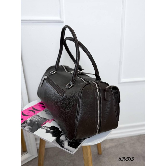 Сумка жіноча натуральна шкіра люкс колір: Шоколад