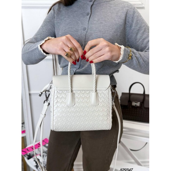 Сумка жіноча натуральна шкіра люкс колір: Шоколад, Чорний, Айворі Айворі