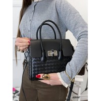 Сумка жіноча натуральна шкіра люкс колір: Шоколад, Чорний, Айворі Чорний