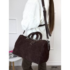 Сумка жіноча натуральна замша Преміум Люкс колір: Шоколад