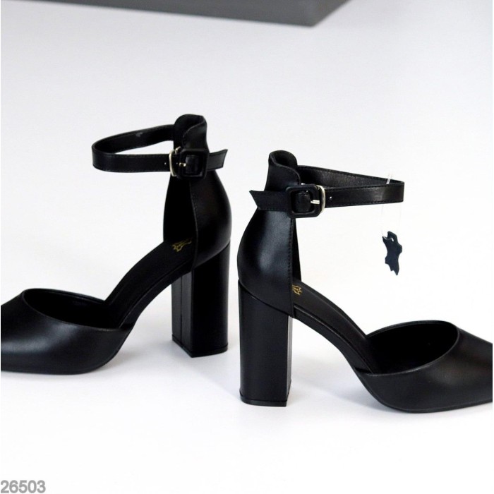 Туфлі жіночі натуральна кожа чорні 35,36,39,40р