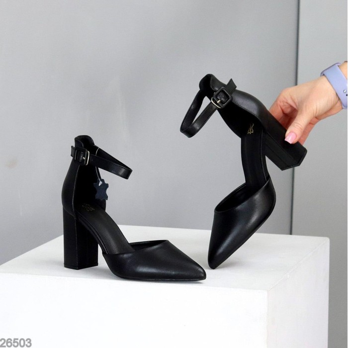 Туфлі жіночі натуральна кожа чорні 35,36,39,40р