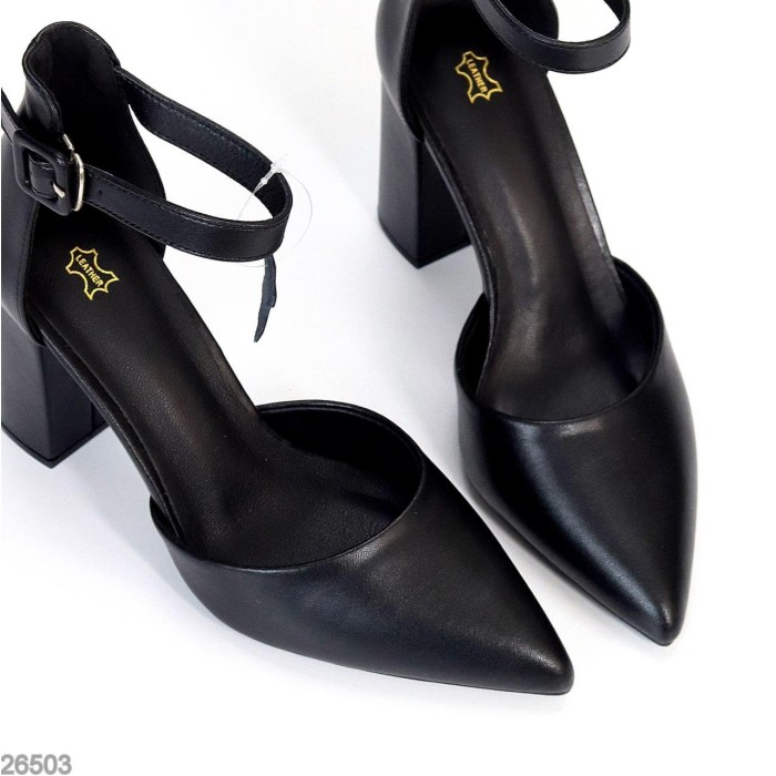 Туфлі жіночі натуральна кожа чорні 35,36,39,40р