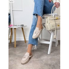 Мюлі жіночі натуральна замша колір: Світлий беж 36,37.38,39,40,41,42р