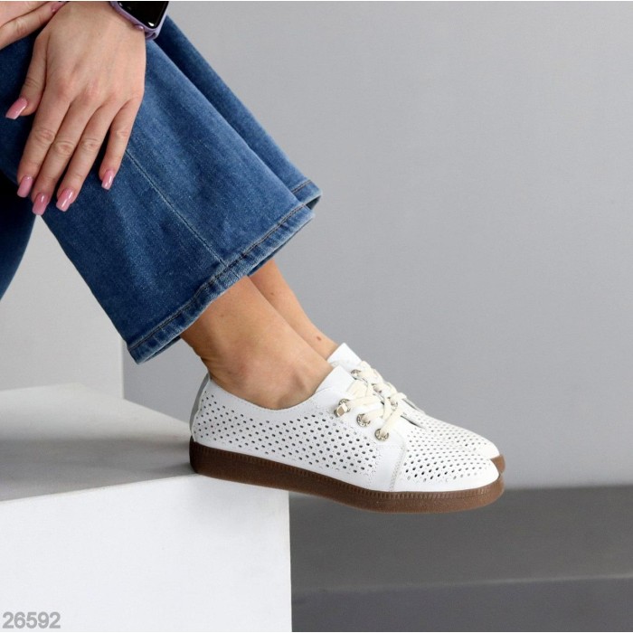 Кеди жіночі натуральна шкіра білі 36,37,38,39,40,41р