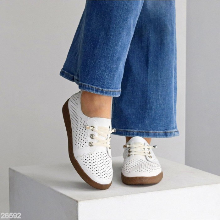 Кеди жіночі натуральна шкіра білі 36,37,38,39,40,41р