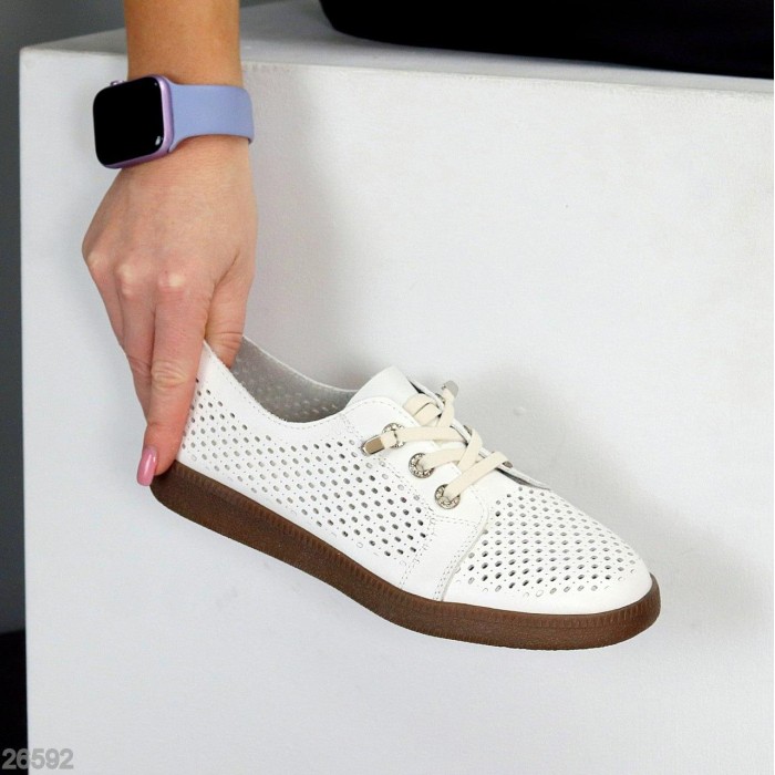 Кеди жіночі натуральна шкіра білі 36,37,38,39,40,41р