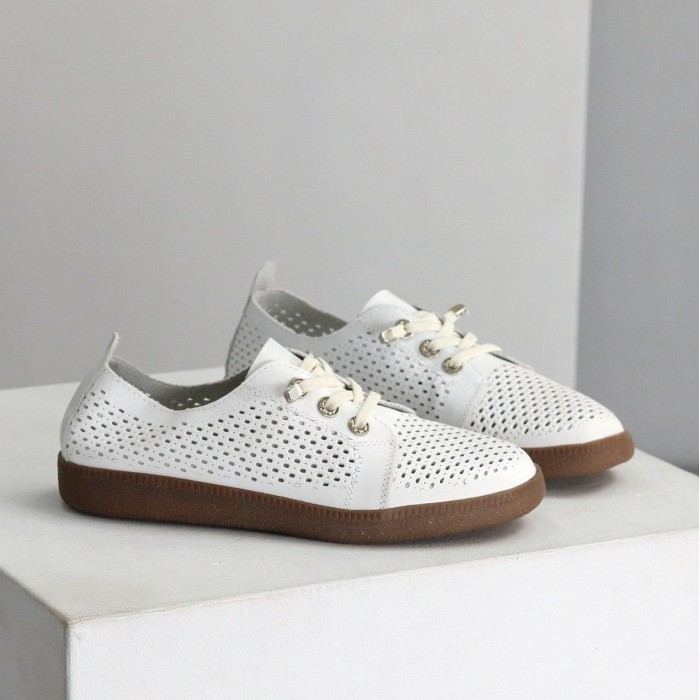 Кеди жіночі натуральна шкіра білі 36,37,38,39,40,41р