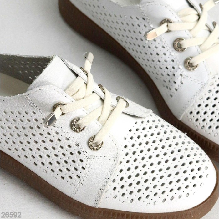 Кеди жіночі натуральна шкіра білі 36,37,38,39,40,41р