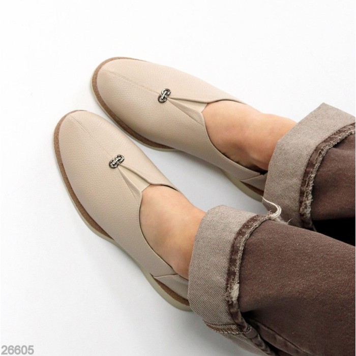 Туфлі жіночі еко-шкіра беж 36,37,38,39,40,41р