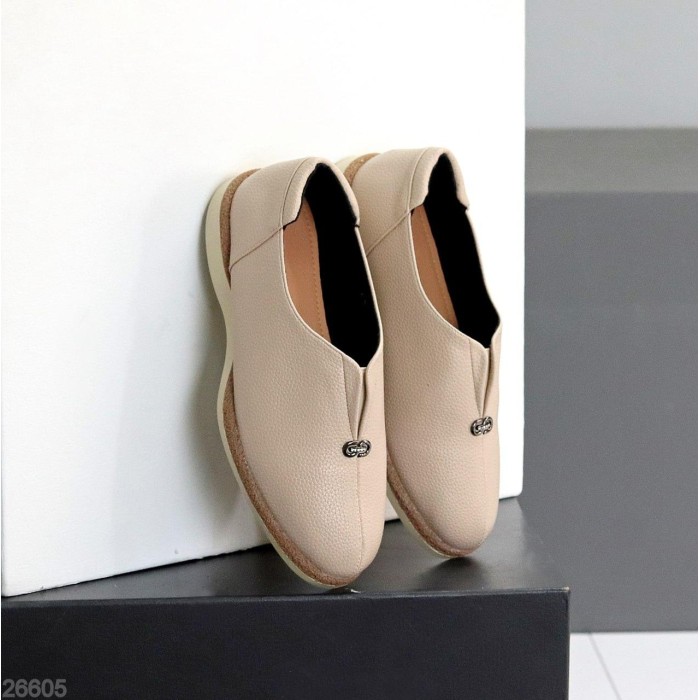 Туфлі жіночі еко-шкіра беж 36,37,38,39,40,41р