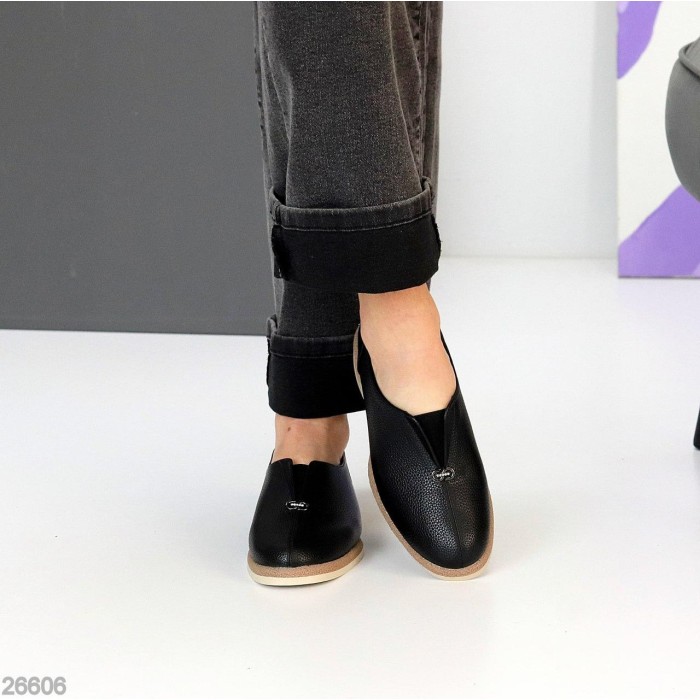 Туфлі жіночі еко-шкіра чорні 36,37,38,39,40,41р