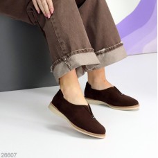 Туфлі жіночі еко замша колір-шоколад 36,37,38,39,40,41р