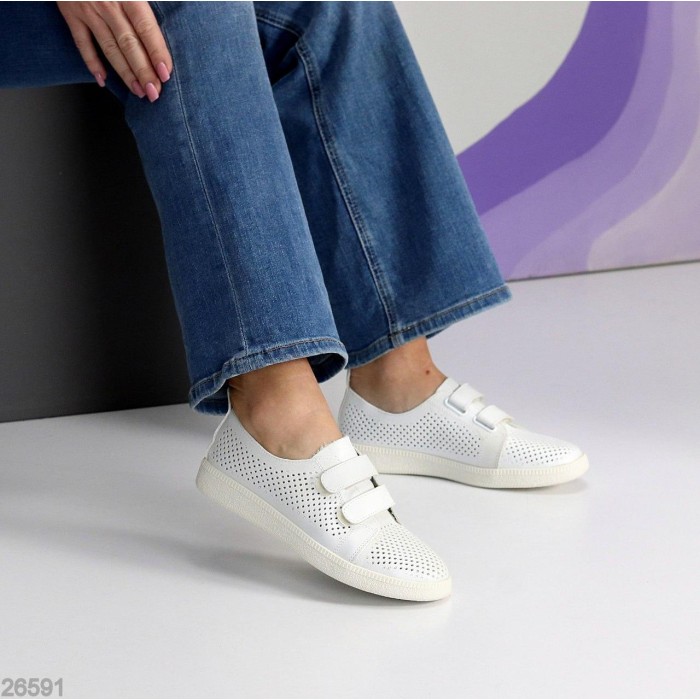 Кеди жіночі натуральна шкіра колір-молочний 36,38,39,41р