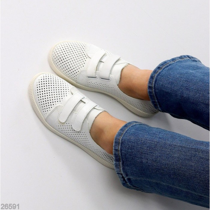 Кеди жіночі натуральна шкіра колір-молочний 36,38,39,41р