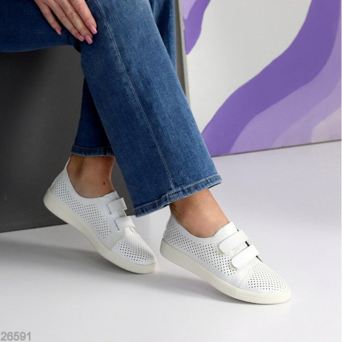 Кеди жіночі натуральна шкіра колір-молочний 36,38,39,41р