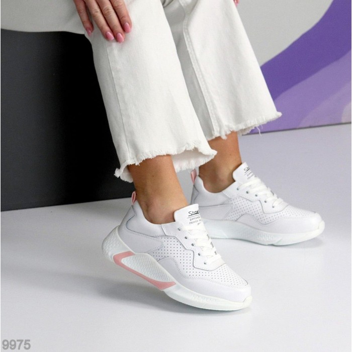 Кросівки жіночі натуральна шкіра білі на 35,36,37,38,39,40р.