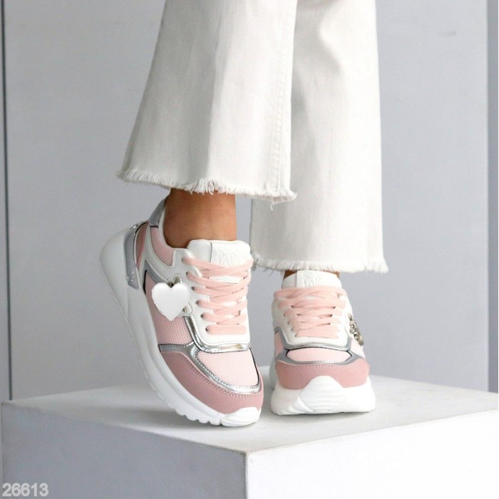 Кросівки жіночі натуральна-шкіра замша колір-рожевий на 35,35.5,36,37,39р