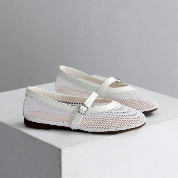 Балетки жіночі текстиль колір білий 36,37,38,39,40,41р