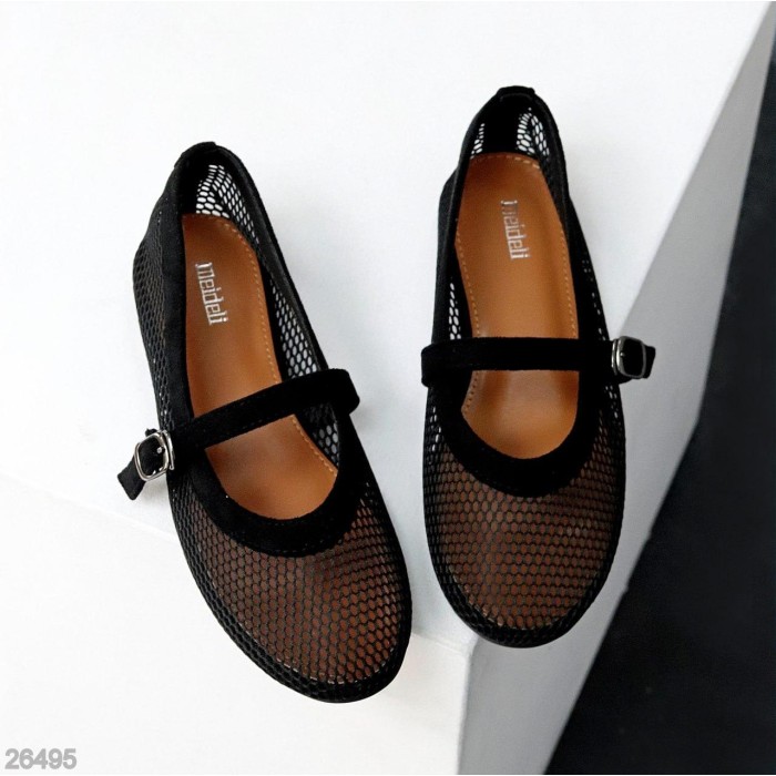 Балетки жіночі текстиль колір-чорний 36,37,38,39,40,41р