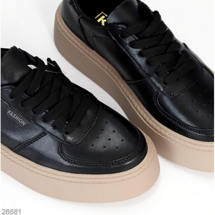 Кеди жіночі натуральна шкіра чорні 37,38,39,40,41р