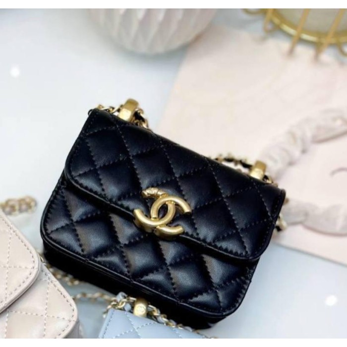 Сумка жіноча полу кругла натуральна шкіра Чорна