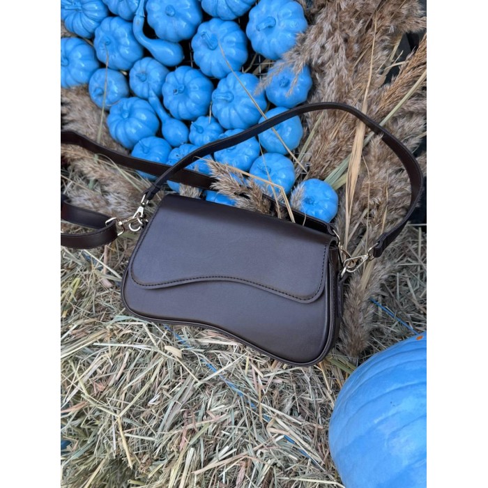 Сумка жіноча з екошкіри Беж, Біла, Шоколад