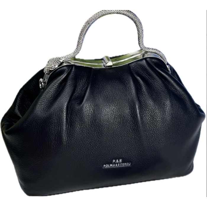 Сумка жіноча натуральна шкіра Чорна