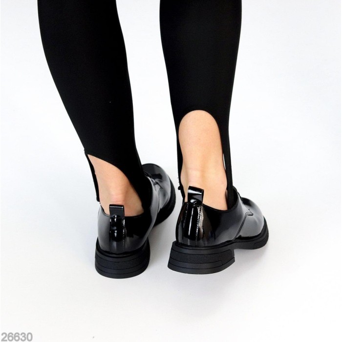 Туфли женские эко-кожа черные 36,38,40,41р