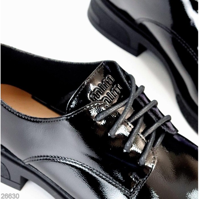 Туфли женские эко-кожа черные 36,38,40,41р