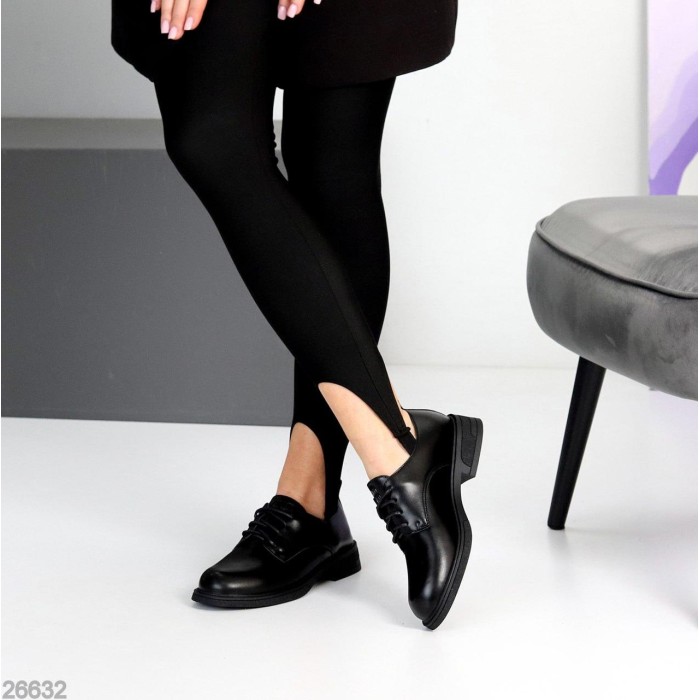 Туфлі жіночі еко-шкіра чорні 36,37,38,39р