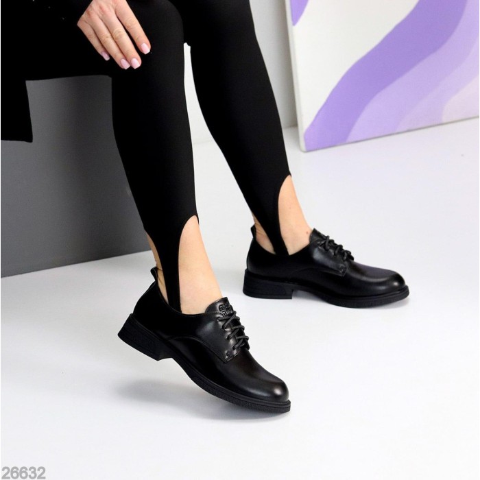 Туфлі жіночі еко-шкіра чорні 36,37,38,39р