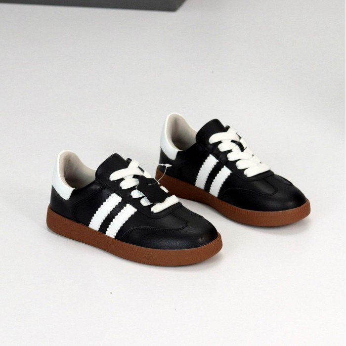 Кеди жіночі натуральна шкіра чорні 36,39р.