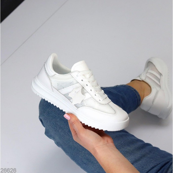 Кеди жіночі натуральна шкіра білі на 35.5,36,37,39,40,41р