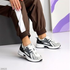 Кросівки жіночі натуральна шкіра/текстиль білі на 35.5,36,37,38,40р