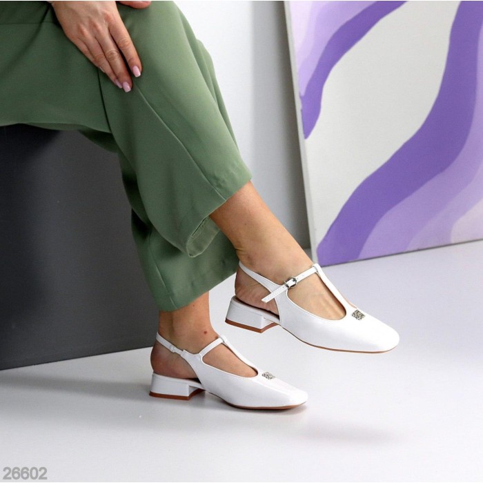 Туфлі жіночі еко-шкіра білі на 35.5,36,37,38,39р