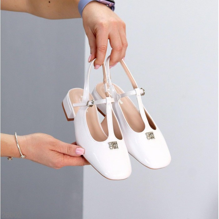 Туфлі жіночі еко-шкіра білі на 35.5,36,37,38,39р