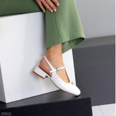 Туфлі жіночі еко-шкіра білі на 35.5,36,37,38,39р
