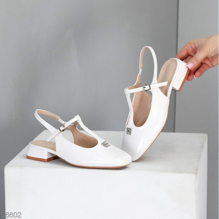 Туфлі жіночі еко-шкіра білі на 35.5,36,37,38,39р