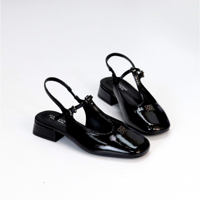 Туфлі жіночі еко-шкіра чорні на 35.5,36,37,38,39р