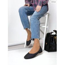 Балетки жіночі  взуттєвий текстиль колір: Графіт джинс 36,37,38,39,40,41р