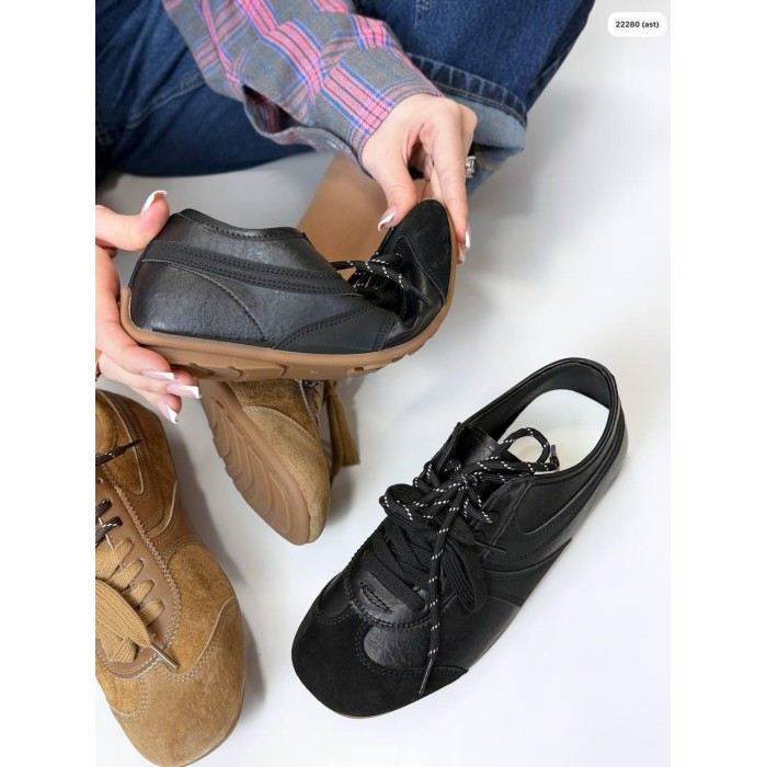 Кеди жіночі натуральна замша/шкіра колір: чорний на 36,37,38,39,40р.