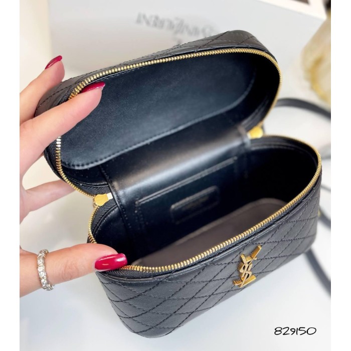 Сумка/валізка жіноча Лоран з натуральної шкіри Преміум люкс Чорна