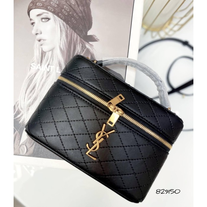 Сумка/валізка жіноча Лоран з натуральної шкіри Преміум люкс Чорна