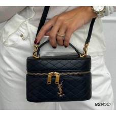 Сумка/валізка жіноча Лоран з натуральної шкіри  Преміум люкс Чорна