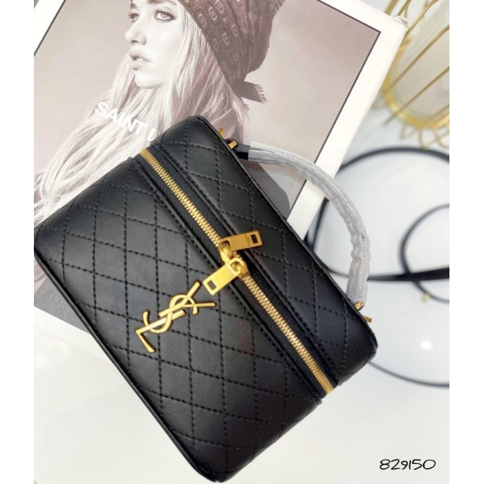 Сумка/валізка жіноча Лоран з натуральної шкіри Преміум люкс Чорна