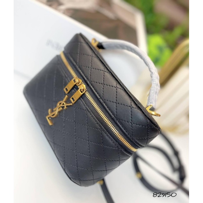 Сумка/валізка жіноча Лоран з натуральної шкіри Преміум люкс Чорна