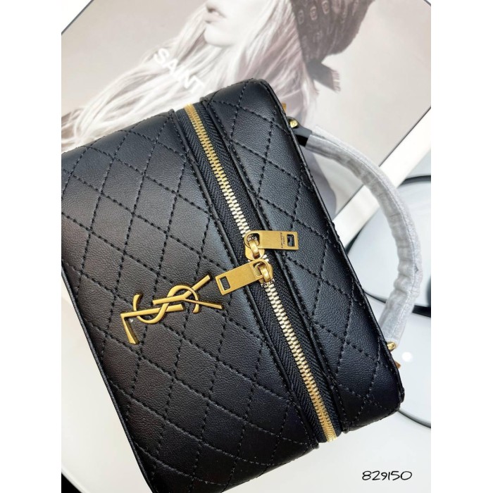 Сумка/валізка жіноча Лоран з натуральної шкіри Преміум люкс Чорна